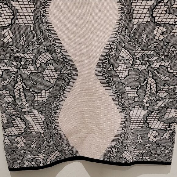 PARKER 'Alexander' Blush Floral Lace Print Dress size Medium - Picture 13 of 16